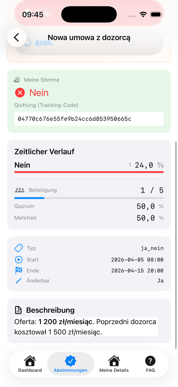 Live-Auszählung